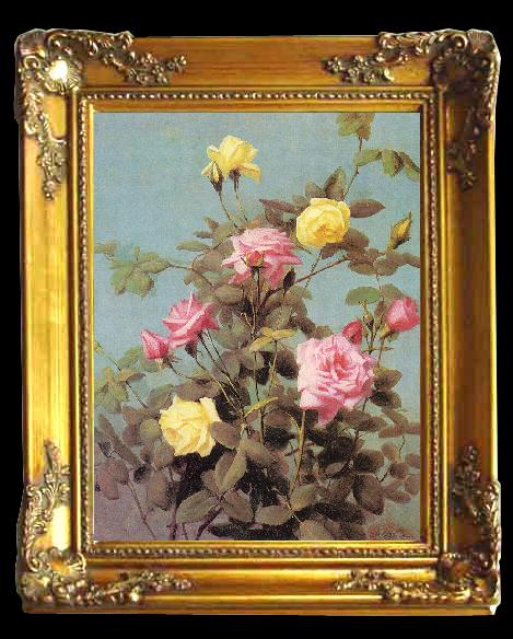 framed  Lambdin, George Cochran Roses, Ta092